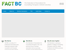 Tablet Screenshot of factbc.org